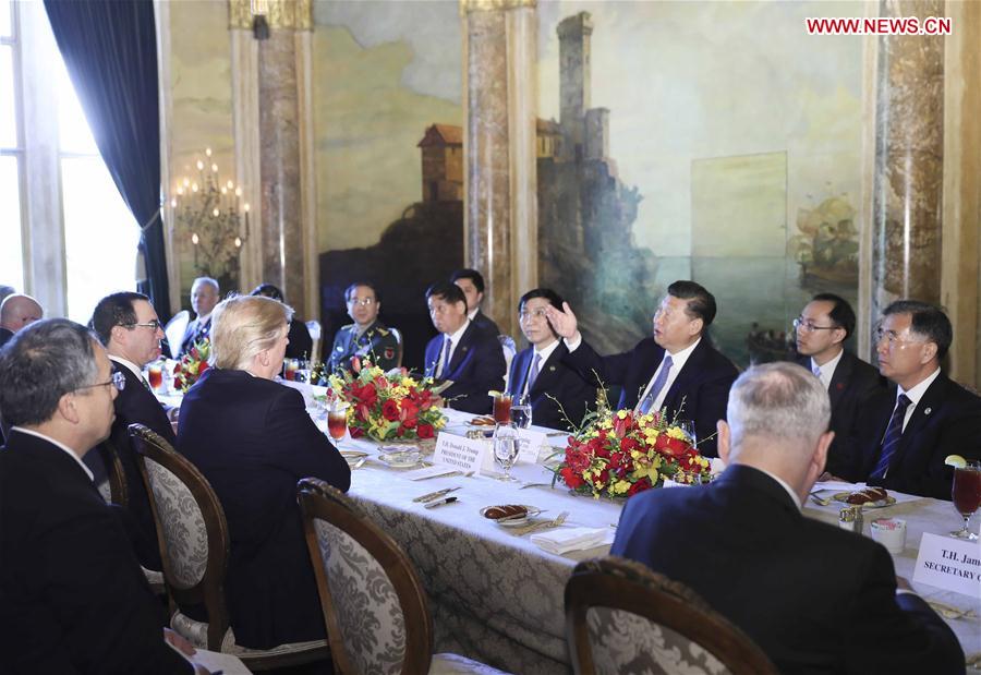 U.S.-CHINA-XI JINPING-TRUMP-TALKS