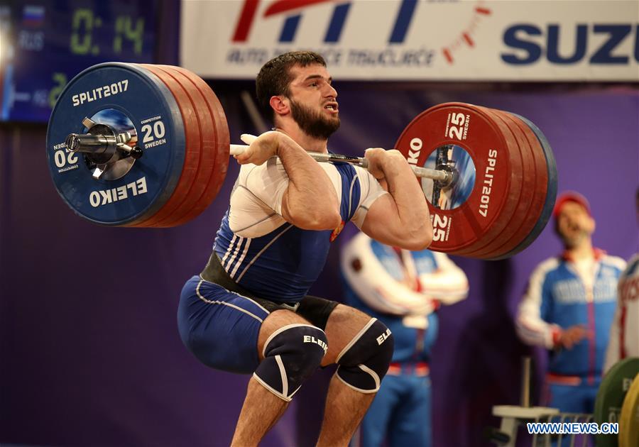 (SP)CROATIA-SPLIT-WEIGHTLIFTING-EUROPEAN CHAMPIONSHIP-MEN'S 94KG