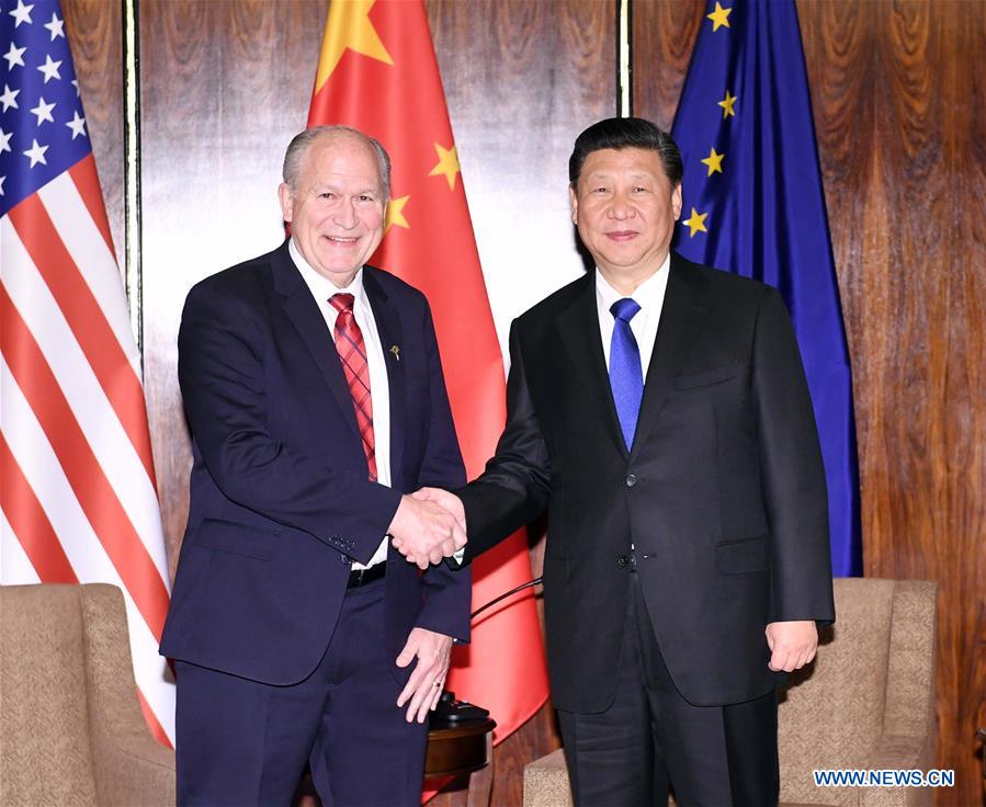 U.S.-CHINA-XI JINPING-ALASKAN GOVERNOR-MEETING