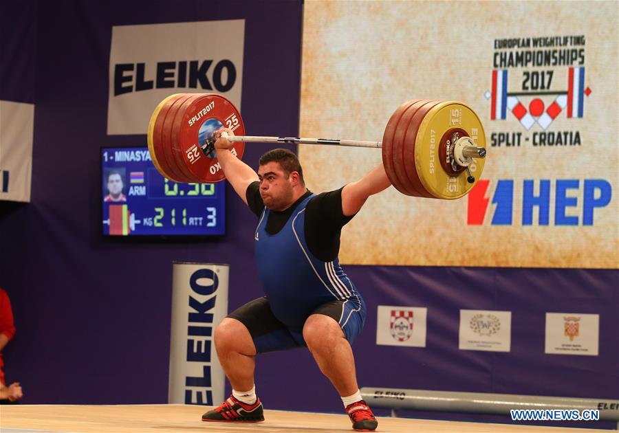 (SP)CROATIA-SPLIT-WEIGHTLIFTING-EUROPEAN CHAMPIONSHIP-MEN'S +105kg
