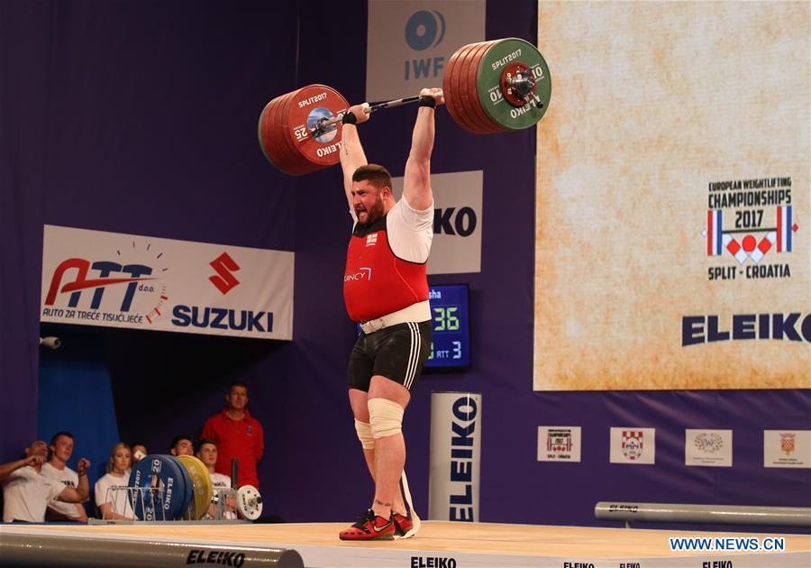 (SP)CROATIA-SPLIT-WEIGHTLIFTING-EUROPEAN CHAMPIONSHIP-MEN'S +105kg