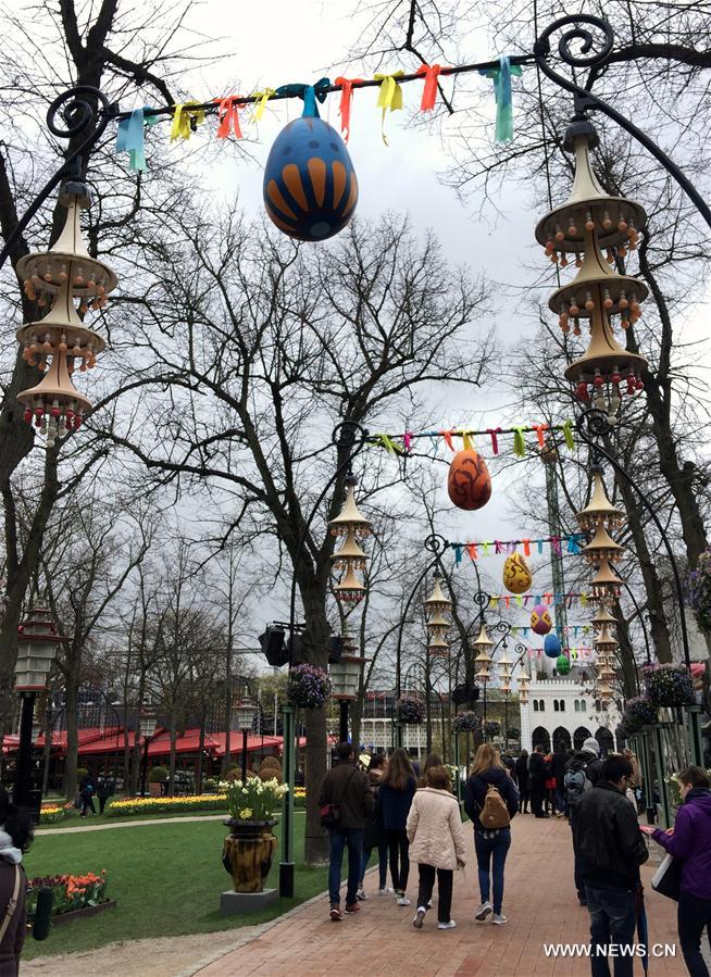 DENMARK-COPENHAGEN-TIVOLI GARDENS-EASTER