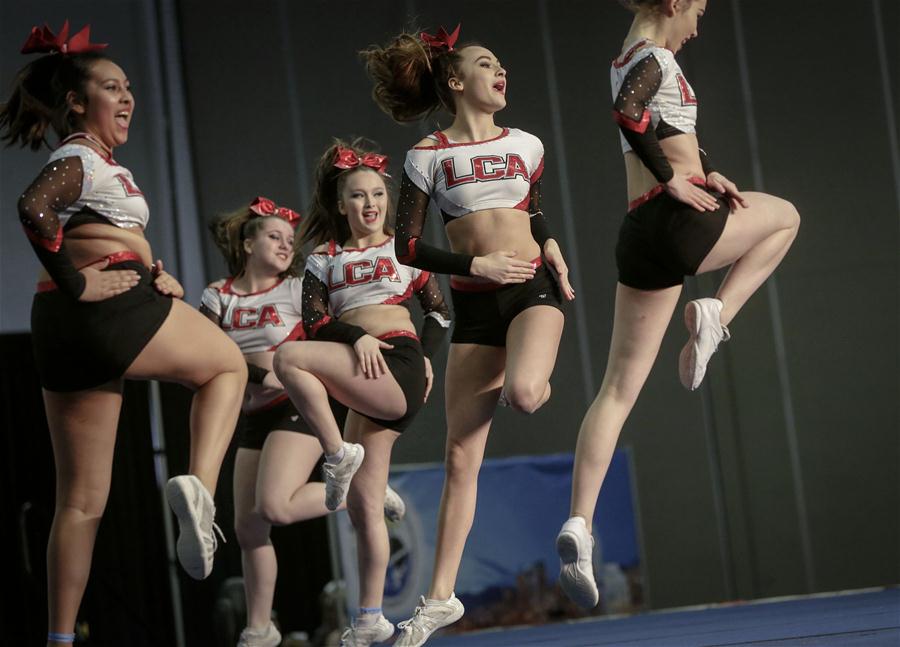 (SP)CANADA-VANCOUVER-CHEERLEADING-CHAMPIONSHIP