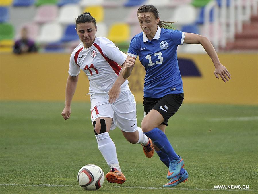 (SP)GEORGIA-TBILISI-SOCCER-WOMEN-WORLD CUP-PRELIMINARY ROUND-GEO VS EST 