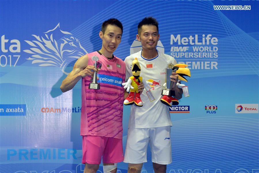 (SP)MALAYSIA-KUCHING-BADMINTON-MAS OPEN-LIN DAN