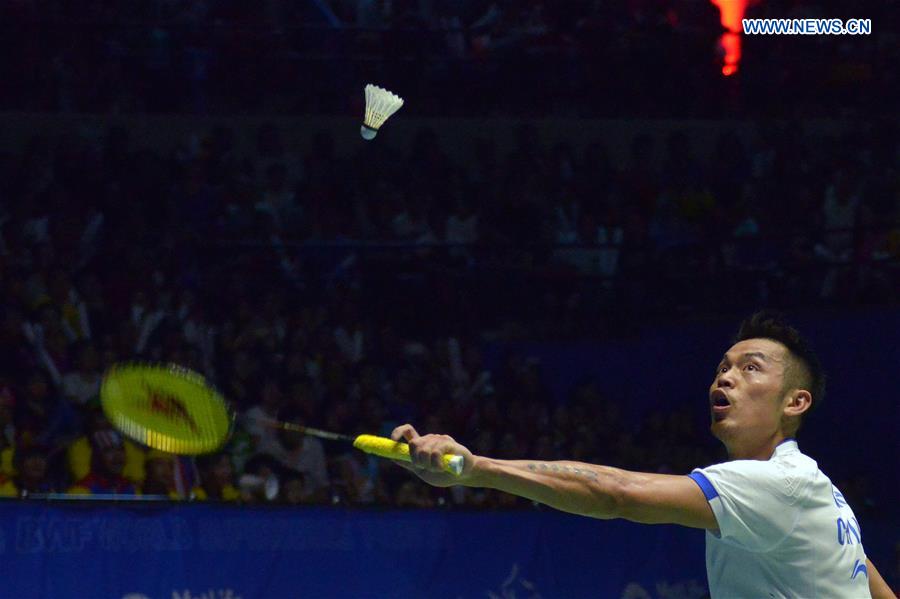 (SP)MALAYSIA-KUCHING-BADMINTON-MAS OPEN-LIN DAN
