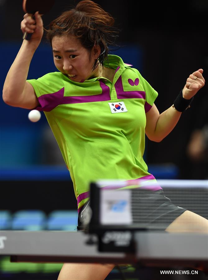 (SP)CHINA-WUXI-TABLE TENNIS-2017 ITTF ASIAN CHAMPIONSHIPS-WOMEN'S TEAM QUARTERFINAL(CN)