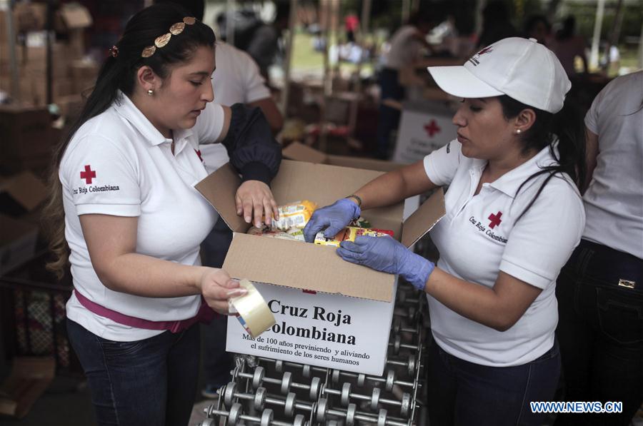 COLOMBIA-BOGOTA-ENVIRONMENT-LANDSLIDE-AID