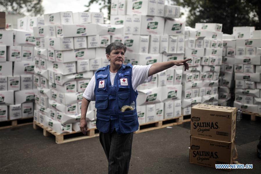 COLOMBIA-BOGOTA-ENVIRONMENT-LANDSLIDE-AID