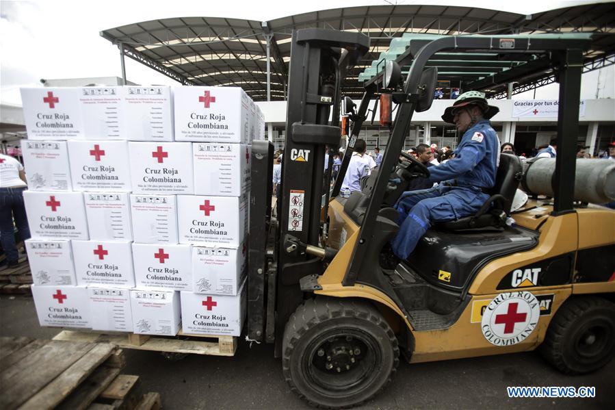 COLOMBIA-BOGOTA-ENVIRONMENT-LANDSLIDE-AID