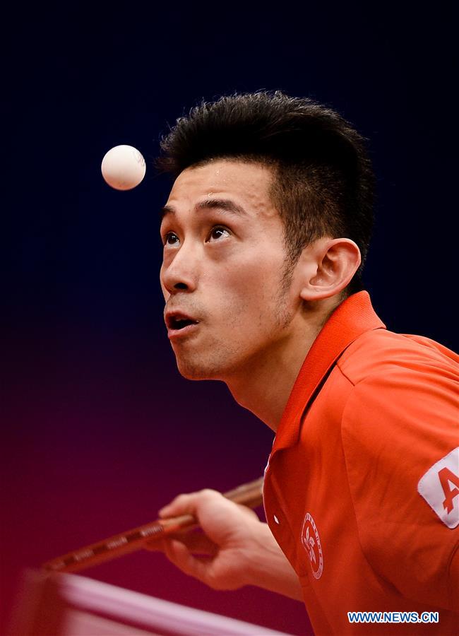 (SP)CHINA-WUXI-TABLE TENNIS-2017 ITTF ASIAN CHAMPIONSHIPS-MEN'S TEAM QUARTERFINAL(CN)