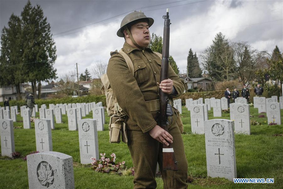 CANADA-VANCOUVER-VIMY RIDGE BATTLE-100TH ANNIVERSARY