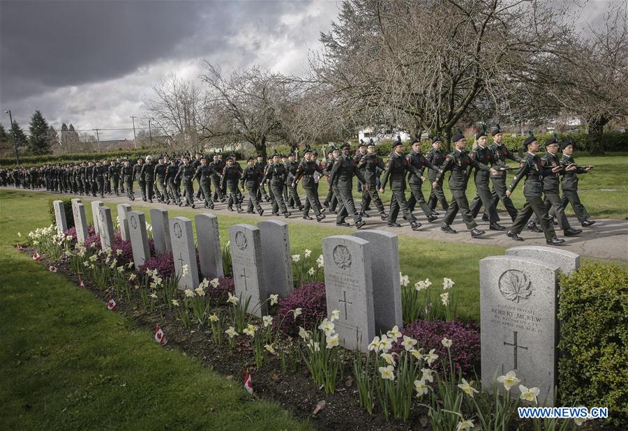 CANADA-VANCOUVER-VIMY RIDGE BATTLE-100TH ANNIVERSARY