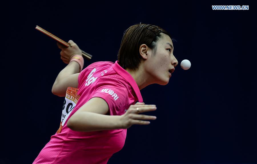 (SP)CHINA-WUXI-TABLE TENNIS-2017 ITTF ASIAN CHAMPIONSHIPS-WOMEN'S TEAM QUARTERFINAL(CN)