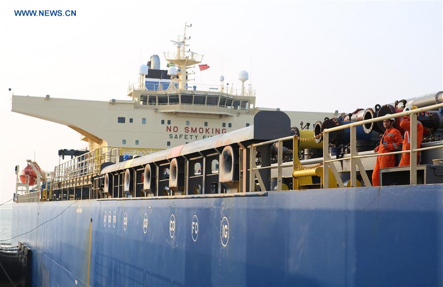 MYANMAR-MADE ISLAND-OIL PIPELINE