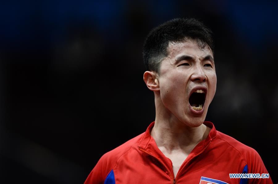 (SP)CHINA-WUXI-TABLE TENNIS-2017 ITTF ASIAN CHAMPIONSHIPS-MEN'S TEAM QUARTERFINAL(CN)