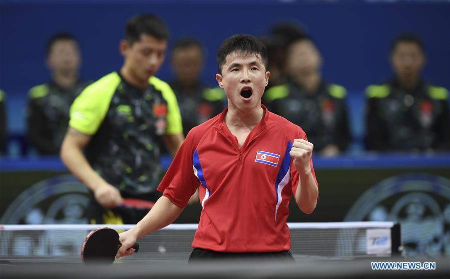 (SP)CHINA-WUXI-TABLE TENNIS-2017 ITTF ASIAN CHAMPIONSHIPS-MEN'S TEAM QUARTERFINAL(CN)