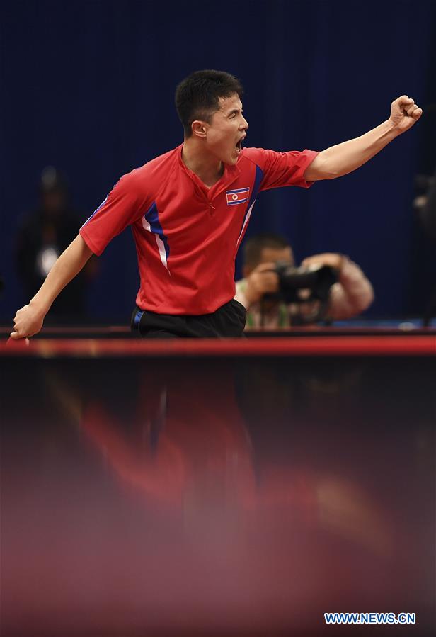 (SP)CHINA-WUXI-TABLE TENNIS-2017 ITTF ASIAN CHAMPIONSHIPS-MEN'S TEAM QUARTERFINAL(CN)