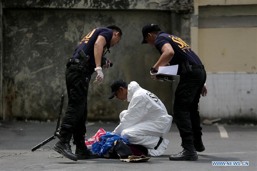 PHILIPPINES-QUEZON CITY-ANTI-BOMB DRILL