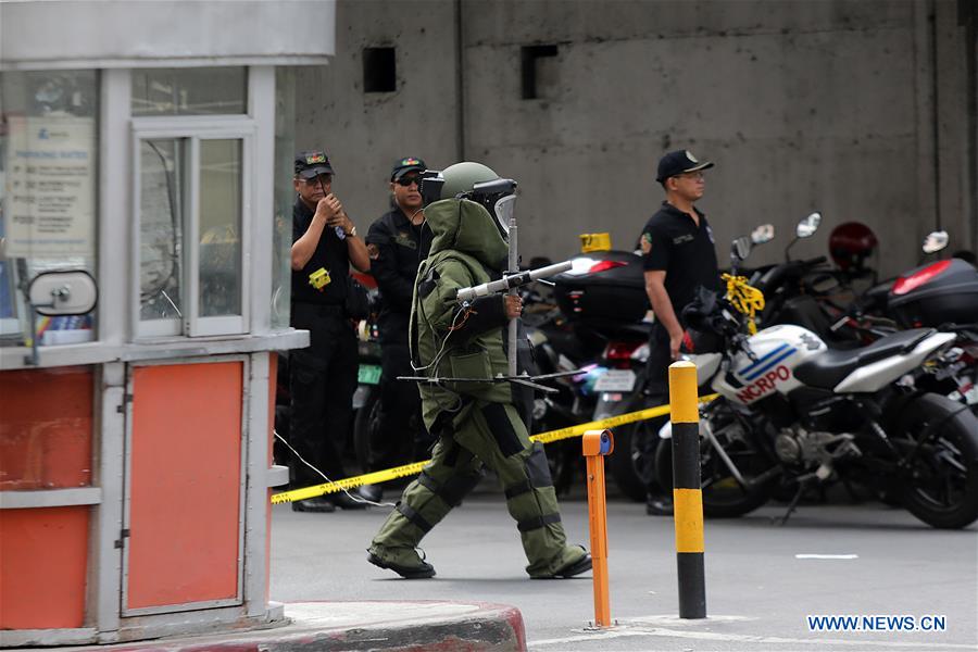 PHILIPPINES-QUEZON CITY-ANTI-BOMB DRILL