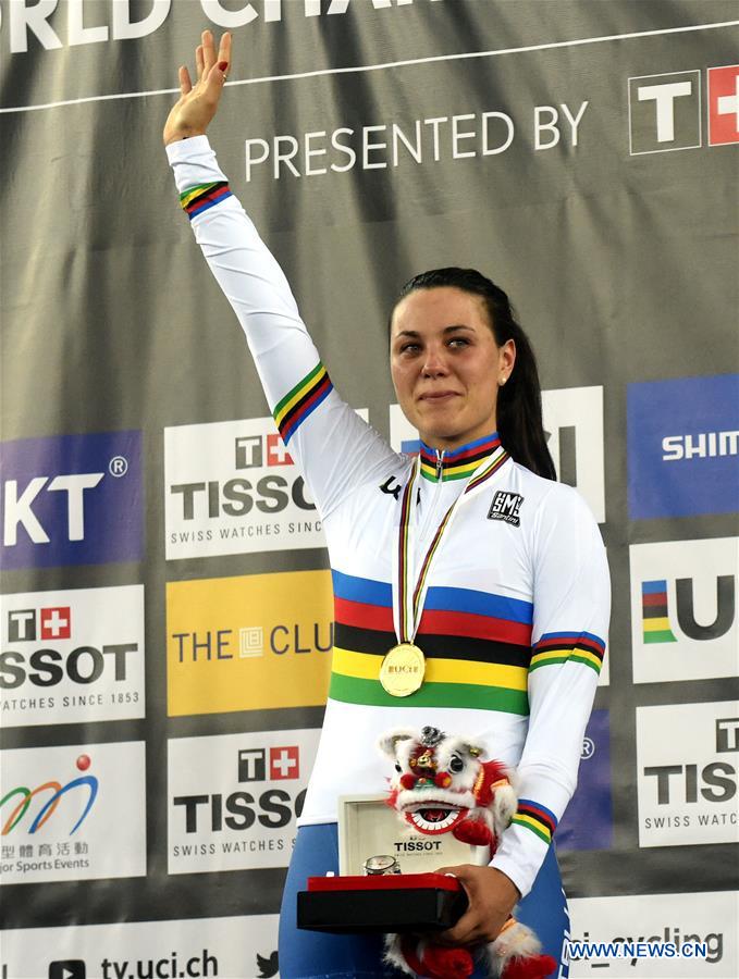 (SP)CHINA-HONG KONG-2017 TRACK CYCLING WORLD CHAMPIONSHIPS-WOMEN'S SCRATCH RACE FINAL(CN)