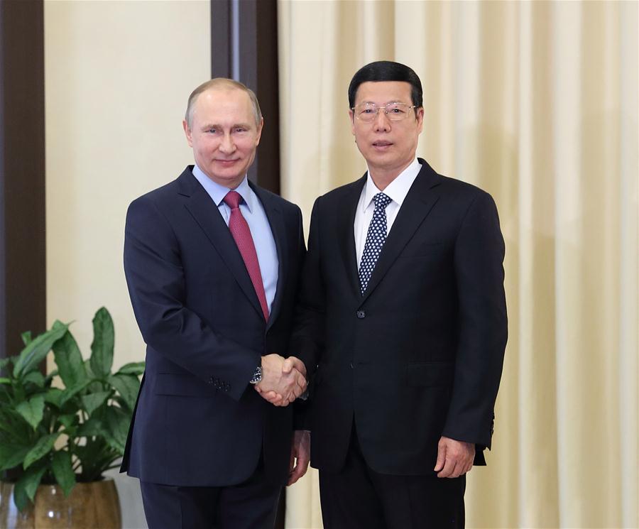 RUSSIA-MOSCOW-ZHANG GAOLI-PUTIN-MEET (CN)