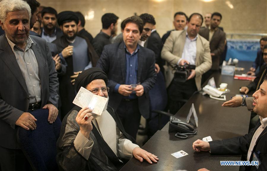IRAN-TEHRAN-PRESIDENTIAL ELECTION REGISTRY-EBRAHIM RAISI