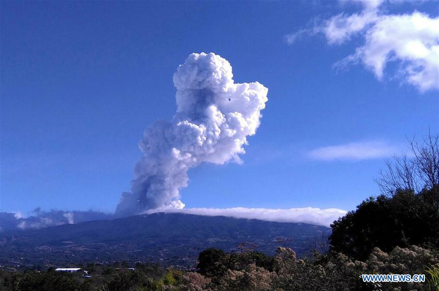 COSTA RICA-ALAJUELA-VOLCANO ERUPTION