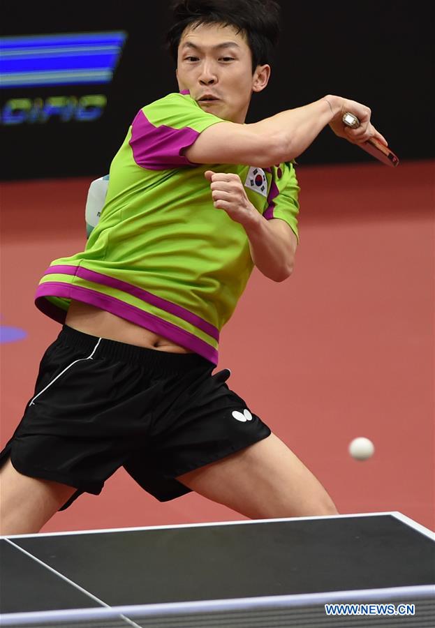 S. Korea advances to men's singles semifinal at ITTF Asian Table Tennis