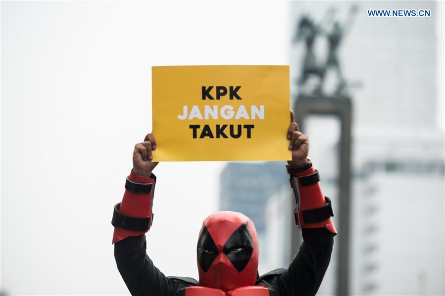 INDONESIA-JAKARTA-PERFORMS SUPPORT-COMMISSION OF CORRUPTION ERADICATION