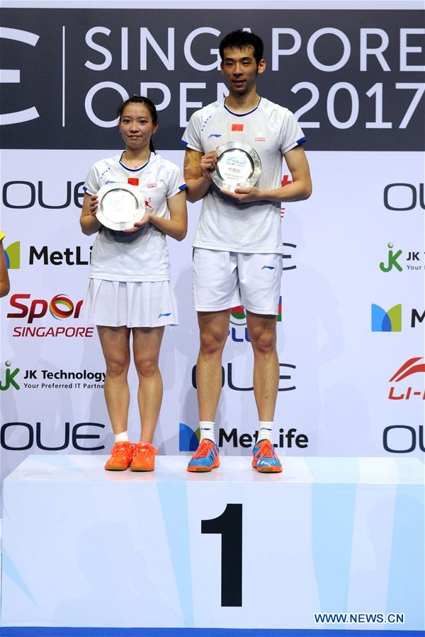 (SP)SINGAPORE-BADMINTON-OUE SINGAPORE OPEN