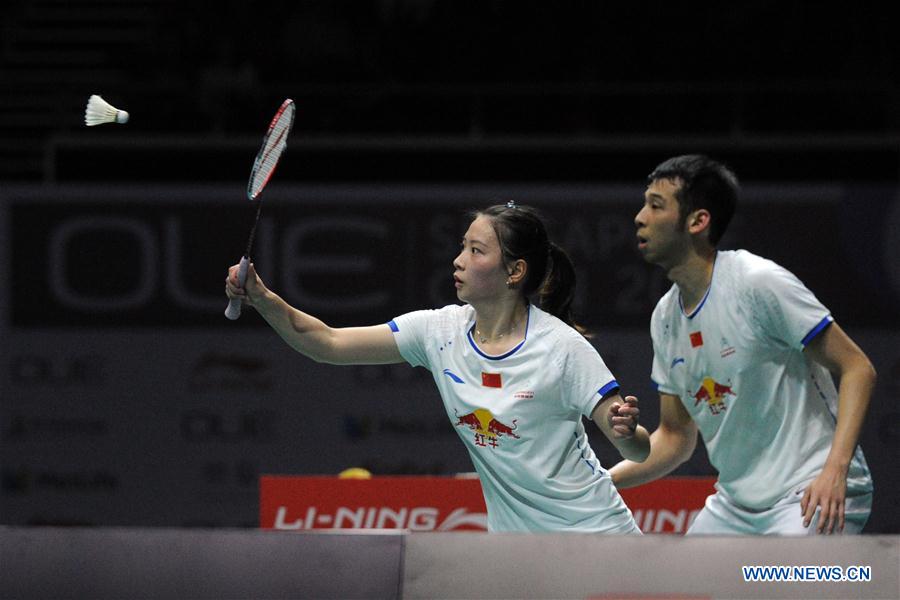 (SP)SINGAPORE-BADMINTON-OUE SINGAPORE OPEN
