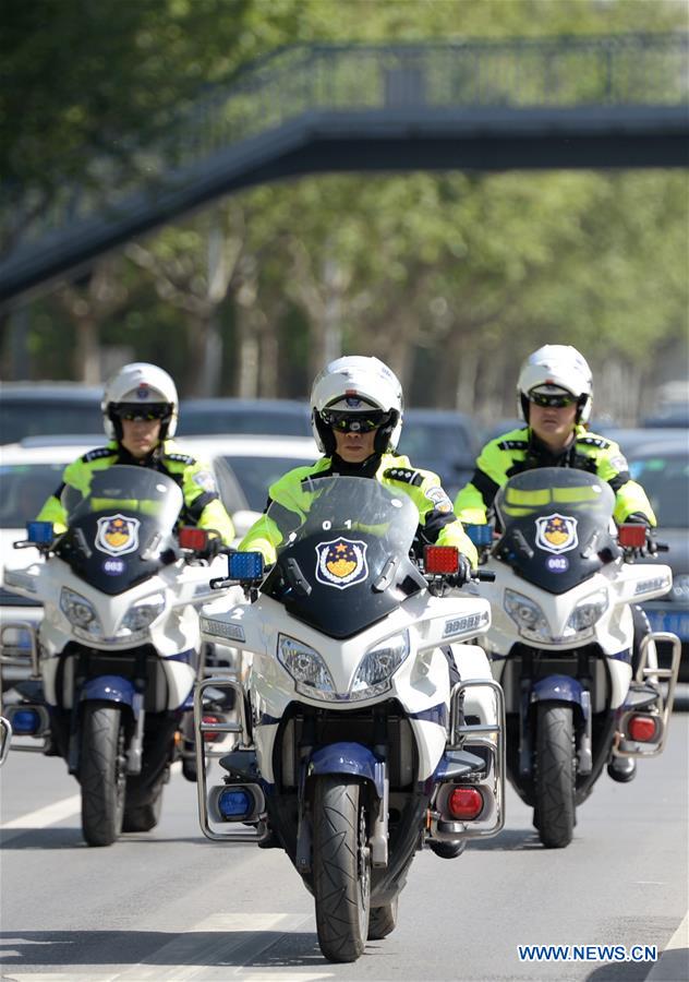 chinese police motorcycle