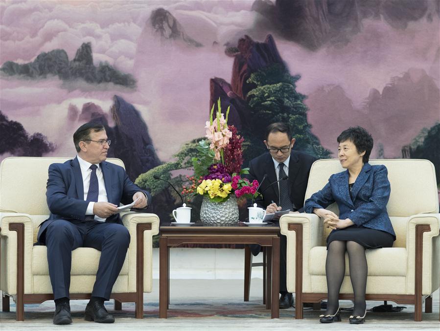CHINA-BEIJING-YAN JUNQI-TAJIKISTAN DELEGATION-MEETING(CN)