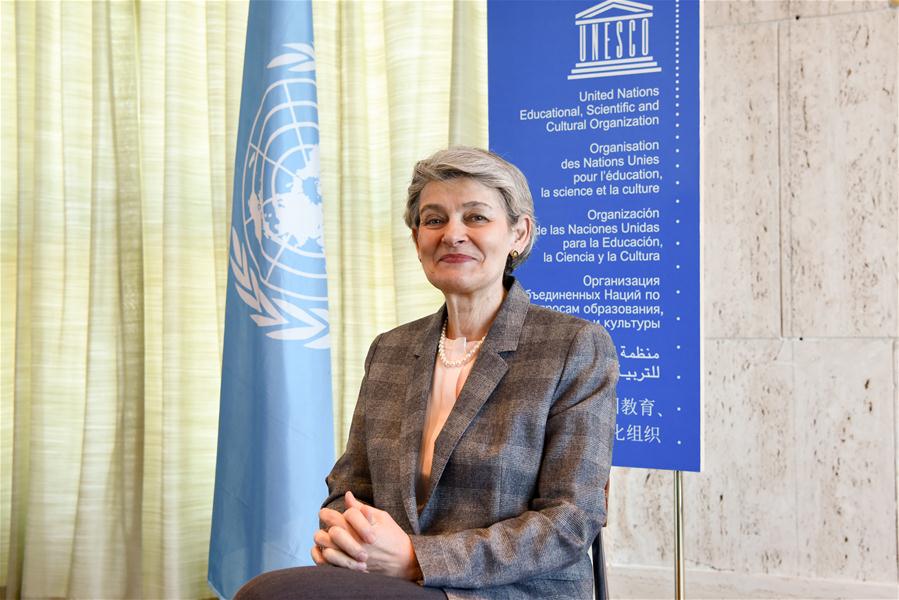 FRANCE-PARIS-UNESCO-IRINA BOKOVA-INTERVIEW
