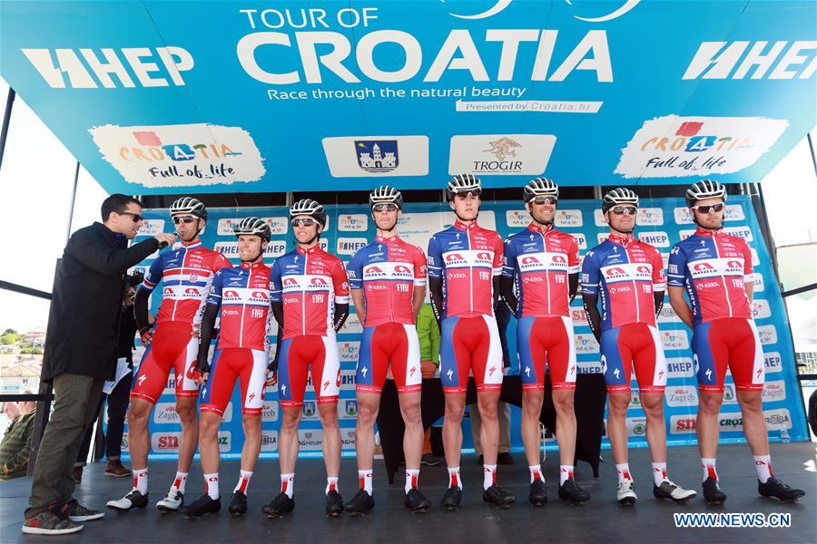 (SP)CROATIA-TROGIR-CYCLING-TOUR OF CROATIA