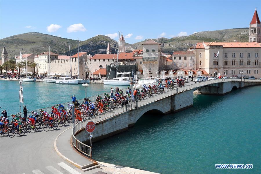 (SP)CROATIA-TROGIR-CYCLING-TOUR OF CROATIA