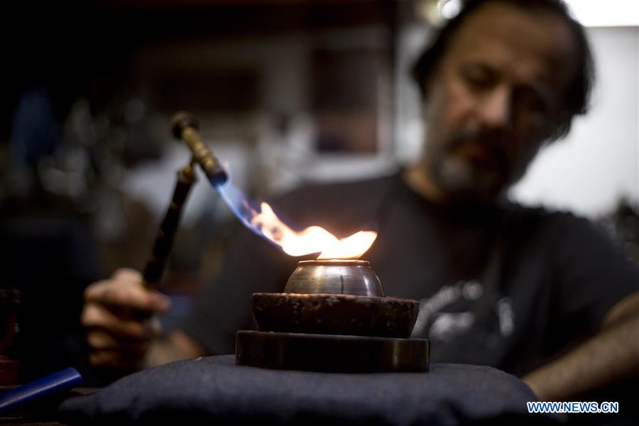 ARGENTINA-BUENOS AIRES-MATE TEA SET-MANUFACTURE