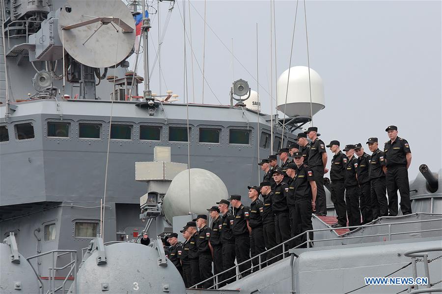 PHILIPPINES-MANILA-RUSSIAN NAVY SHIP-VARYAG-ARRIVAL