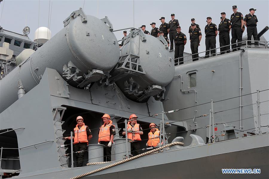 PHILIPPINES-MANILA-RUSSIAN NAVY SHIP-VARYAG-ARRIVAL