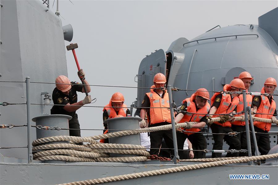 PHILIPPINES-MANILA-RUSSIAN NAVY SHIP-VARYAG-ARRIVAL