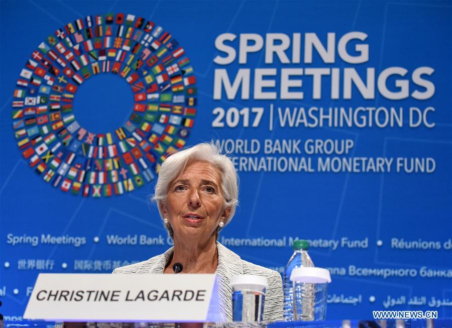 U.S.-WASHINGTON D.C.-IMF-CHRISTINE LAGARDE-PRESS CONFERENCE