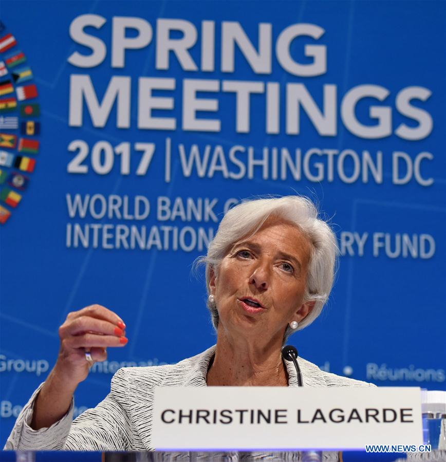 U.S.-WASHINGTON D.C.-IMF-CHRISTINE LAGARDE-PRESS CONFERENCE