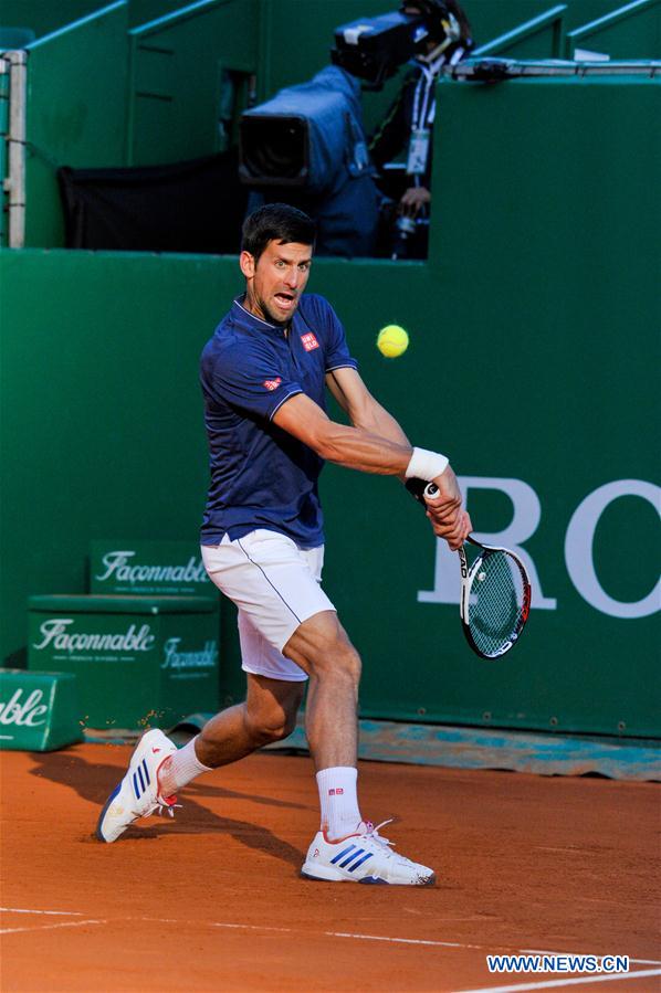 (SP)FRANCE-ROQUEBRUNE-CAP-MARTIN-MONTE-CARLO MASTERS-PABLO CARRENO BUSTA VS NOVAK DJOKOVIC