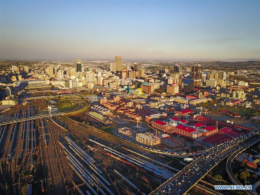 SOUTH AFRICA-JOHANNESBURG-AERIAL VIEW
