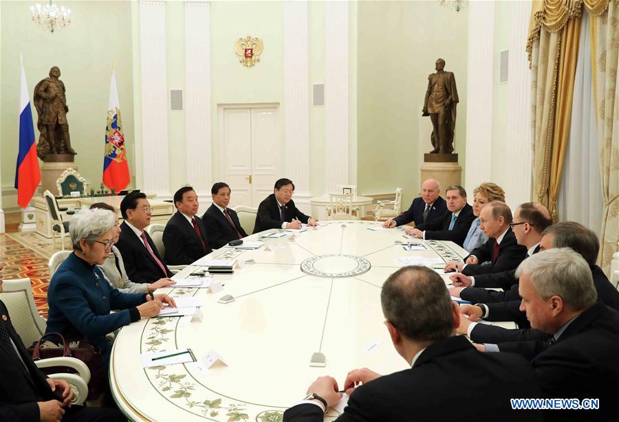 RUSSIA-CHINA-ZHANG DEJIANG-VISIT