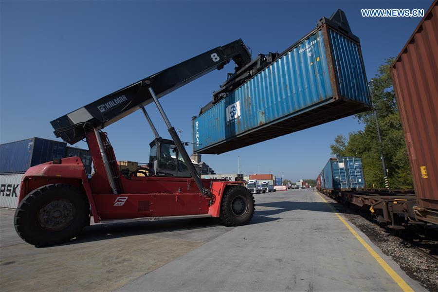 HUNGARY-BUDAPEST-CHINA-FREIGHT TRAIN