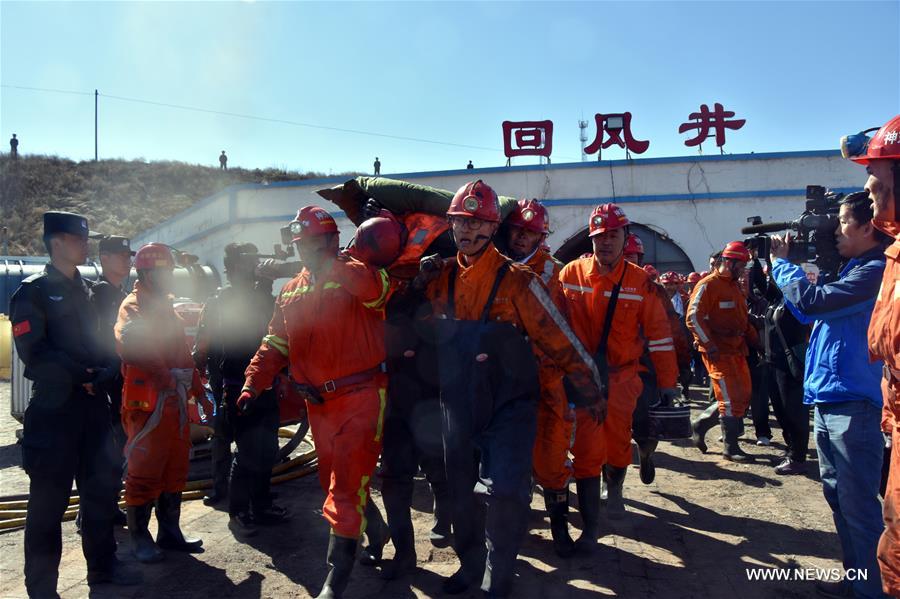 CHINA-SHAANXI-COAL MINE FLOODING-AFTERMATH (CN)