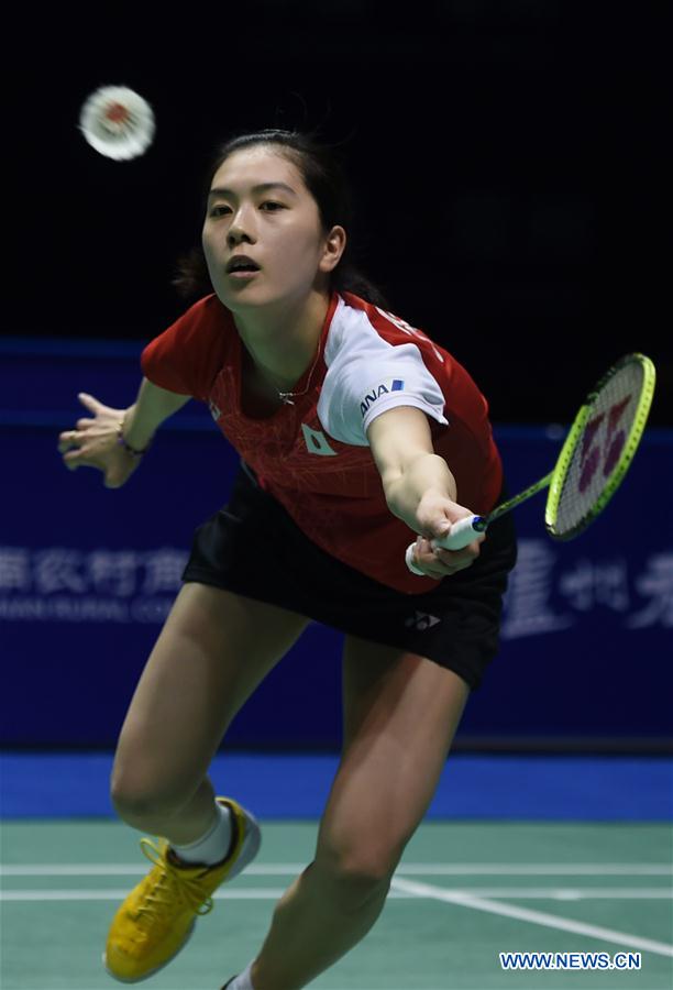(SP)CHINA-CHANGZHOU-BADMINTON-CHINA MASTERS-WOMEN'S SINGLES-FINAL(CN)