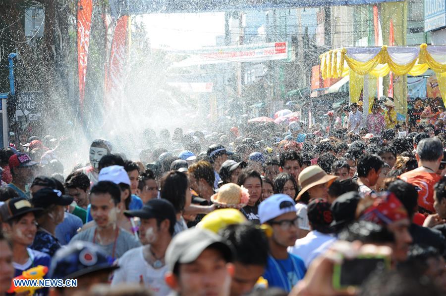 THAILAND-SAMUT PRAKAN-PHRA PRADAENG-SONGKRAN-CELEBRATION-CARNIVAL